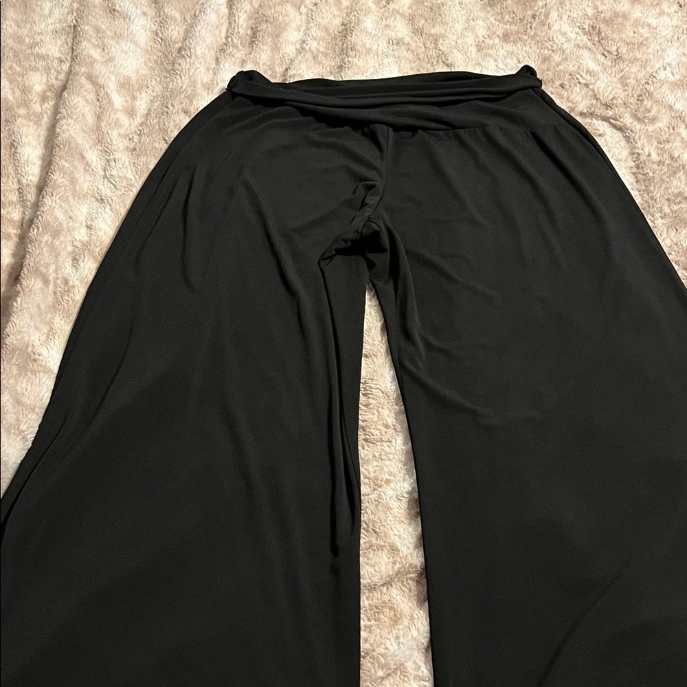 Van Heusen Black Wide Leg Pants
